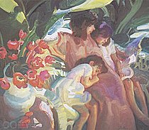 John Asaro artwork list sortable by title, year, type