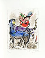 Marc Chagall, La Vache Bleu (The Blue Cow) 