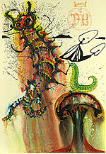 Advice from a Caterpillar by Salvador Dali