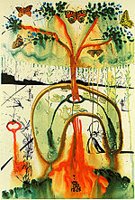 A Mad Tea Party by Salvador Dali