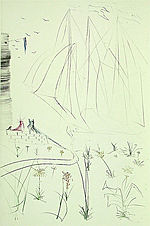 Salvador Dali, The Arrival of Iseult