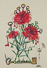 Salvador Dali, Carnation (+ keys) Don Quixote