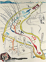Salvador Dali, The frozen watches of space-time