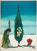 Salvador Dali, Enigma of the rose (Death)