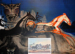 Salvador Dali, American Trotting Horses No. 2