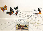 Salvador Dali, American Trotting Horses No. 1