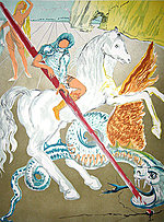 Salvador Dali, The Lance of Chivalry (St. George)