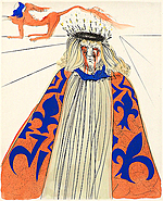 Salvador Dali, Melpomene (muse of tragedy)