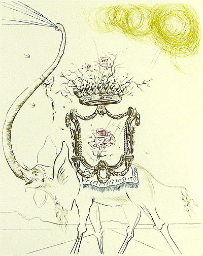 Salvador Dali Elephant royale