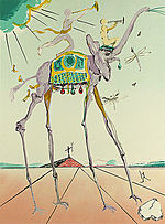 Salvador Dali, Celestial Elephant