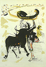 Salvador Dali, Bullfight #2