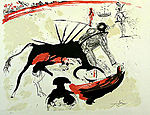 Salvador Dali, Bullfight #3