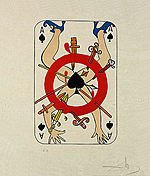 Ace of Spades by Salvador Dali