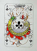 Ace of Clubs by Salvador Dali