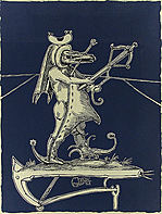 Salvador Dali, Plate W - Les Songes Drolatiques de Pantagruel