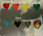 Jim Dine, 8 Hearts