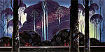 Eyvind Earle, Purple Sunrise