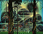 Eyvind Earle, Mist in the Dark Woods
