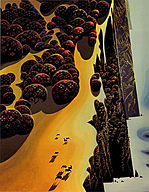 Eyvind Earle, Horses by the Sea