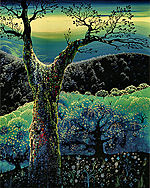 Eyvind Earle, Orchard in Bloom