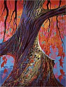Eyvind Earle, Fire, Red and Gold
