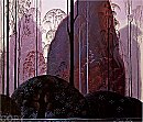 Eyvind Earle, Mauve, Red and Purple