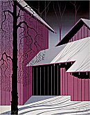 Eyvind Earle, Winter Barn Suite