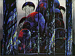 Eyvind Earle, Trees Draped in Autumn