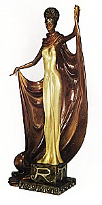 Alphabet Lady, (Bronze)