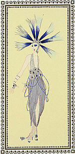 Erte, L'Empanachee