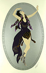Erte, Bacchante