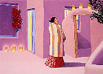 R.C. Gorman, La Dona's Visit