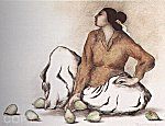 R.C. Gorman, Pear Lady