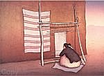 R.C. Gorman, Navajo Weaver