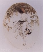 Autumn (Bonnet) by Louis Icart