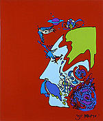 Astral Thinker by Peter Max