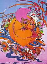 Peter Max, Heart (Orange)