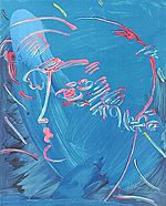 Peter Max, Blue Profile