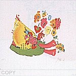 Peter Max, Flower Angel I