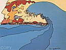 Peter Max, Great Wave of Atlantis