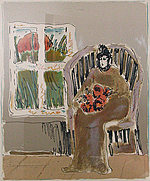 Peter Max, Lady in Brown