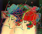 Peter Max, Mondrian Ladies on Black
