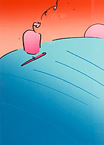 Peter Max, Pink Sailboat