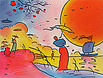 Peter Max, Two Sages in the Sun