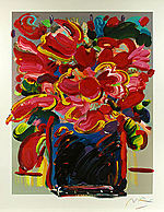 Abstract Flowers by Peter Max