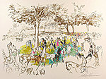 LeRoy Neiman, Ascot Paddock