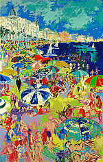 LeRoy Neiman, Beach at Cannes