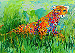 LeRoy Neiman, Prowling Leopard