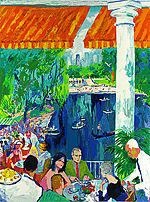LeRoy Neiman, The Boathouse, Central Park