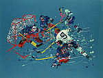 LeRoy Neiman, Blue Hockey